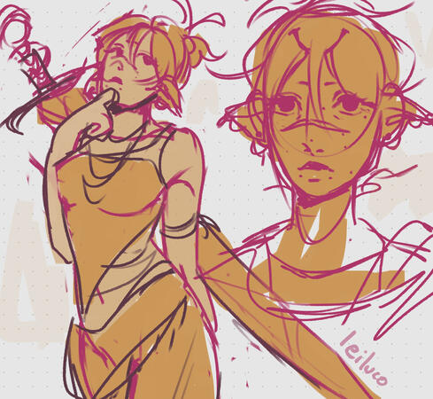 Keino doodles!! i love my girl